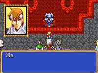 une photo d'Ã©cran de Shining Force - The Resurrection of the Dark Dragon sur Nintendo Game Boy Advance